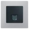  - Legrand Etika Антрацит Розетка тел. (RJ11) 672640