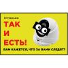  - IPTRONIC Наклейка самоклеющаяся "Ведется видеонаблюдение" 